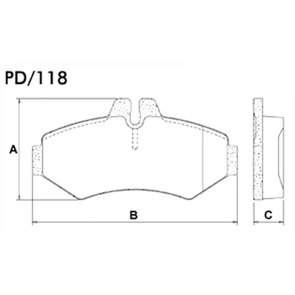 PASTILHA DE FREIO FRAS-LE - PD/118