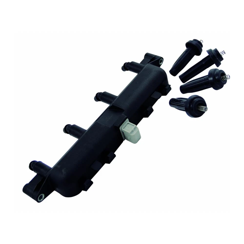 BOBINA DE IGNIÇÃO COM MÓDULO PEUGEOT 206/207/306 1.4/1.6 8V 00/ - CONECTOR CINZA - CONECTOR 4 PINOS