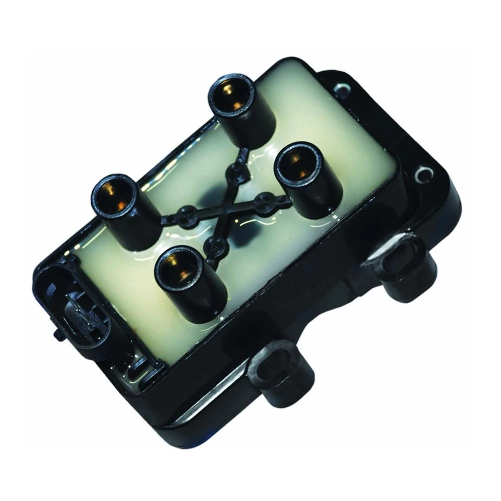 BOBINA DE IGNIÇÃO RENAULT CLIO/KANGOO/TWINGO/LOGAN/SANDERO 1.0/1.6 8V 00/ - CONECTOR 4 PINOS OVAL